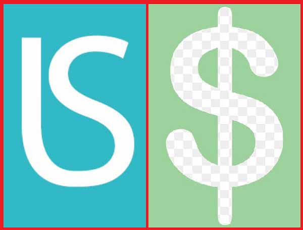 Символы Узбекского сума и Американского доллара